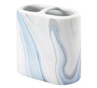 Avanti Linens Accessori Bagno Essentials, Portaspazzolino Blu