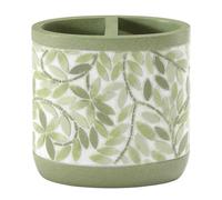 Avanti Linens Accessori Bagno Essentials, Portaspazzolino Verde