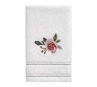 Avanti Linens - Asciugamano con punta delle dita, asciugamano in cotone morbido e assorbente (collezione Spring Garden), 33 x 33 cm
