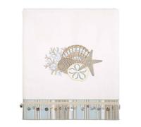 Avanti Linens by The Sea Asciugamano da Bagno, Cotone, White, Bagno