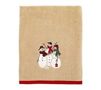 Avanti Linens Collezione Pupazzi di neve, cotone, marrone chiaro, asciugamano da bagno