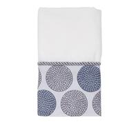 Avanti Linens Dotted Circles Collection, asciugamano per dita, colore bianco