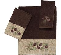Avanti Linens Pine Branch - Set di 3 asciugamani