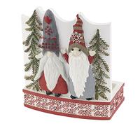 Avanti Linens - Portaspazzolino, resina resistente, accessori da bagno (gnomi di Natale), multicolore (13720B MUL)