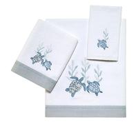 Avanti Linens - Set di 3 asciugamani, asciugamani in cotone morbido e assorbente (collezione Caicos)