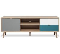 AVANTI TRENDSTORE - Caliope - Mobile TV in design scandinavo in legno laminato. Dimensioni LAP 150x52x40 cm (Mobile TV)