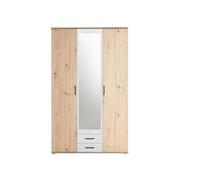AVANTI TRENDSTORE Cremona - Armadio a 2 ante, di cui 1 anta con specchio e 2 cassetti. Disponibile in diversi colori. LAP 119,6x196,3x53,5 cm