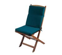 AVANTI TRENDSTORE - Hawai - Cuscino idrorepellente per sedia da giardino in poliestere 100% con lacci e doppie cinghie di fissaggio, 90 x 40 x 4 cm, disponibile in vari colori