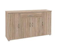 AVANTI TRENDSTORE - Lilo - Comò e mobili con ante, in stile moderno in legno laminato, disponibile in 2 diversi colori e diverse misure (118x70x30 cm, Marrone)