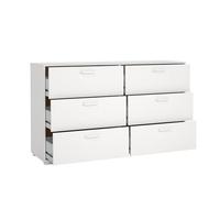 AVANTI TRENDSTORE - Lodi - Cassettiera in legno laminato con 6 cassetti, disponibile in 2 colori e dimensioni diverse. Dimensioni LAP ca.138,7x82,7x39,8 cm.