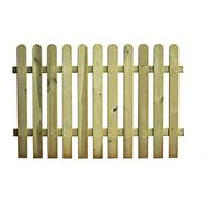 AVANTI TRENDSTORE - Manuel - Recinto in legno con 12 aste verticali, ideale per il giardino. Dimensioni: LAP 180x100x3 cm