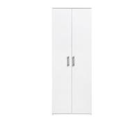 AVANTI TRENDSTORE Montanaro - Armadio Multiuso in Legno Laminato con 2 Ante a Battente e 4 Ripiani, Dimensioni 60x180x34 cm, Disponibile in 3 Colori Diversi