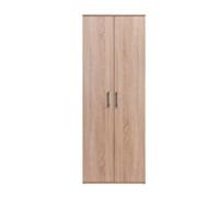 AVANTI TRENDSTORE Montanaro - Armadio Multiuso in Legno Laminato con 2 Ante a Battente e 4 Ripiani, Dimensioni 60x180x34 cm, Disponibile in 3 Colori Diversi