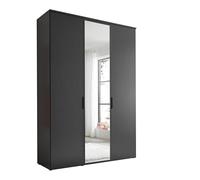 AVANTI TRENDSTORE Piombino - Armadio 2-3 ante battenti di qui 1 a specchio con ripiani asta per vestiti e un piccolo comò interno Dimensioni: LAP101,7x225x52cm (2 Ante) LAP 151,7x225x52cm (3 Ante)