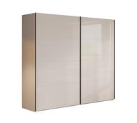 AVANTI TRENDSTORE Sisco - Armadio moderno con 2 ante scorrevoli Ripiani interni e bastoni appendiabiti Ampio e funzionale Disponibile in diversi colori 200 x 220 x 63 cm