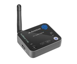 Avantree Audikast 4HA - Trasmettitore e streamer TV Auracast per dispositivi audio Auracast selezionati, ascolto TV personale al proprio volume, ottico e AUX, pronto per il futuro e aggiornabile