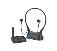 Avantree Aura Loop - Auricolari TV Wireless di Nuova Generazione con Auracast & Base di Ricarica, 3 Modalità EQ con Voice Clear per Anziani, Supporta Connessione Auracast One-to-Many