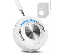 Avantree AuraLink - Ricevitore Auracast & Bluetooth Classico Per Altoparlanti E Sistemi Audio, Portata 100 M, 20 Ore Di Utilizzo Portatile O Stazionario, Ascolto Condiviso Tramite Trasmissione
