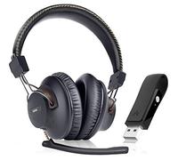 Avantree DG59M Cuffie Bluetooth con microfono per PS5 e PS4 Wireless con adattatore USB per PC, laptop, computer, giochi, lavoro a casa, supporta audio in gioco, 40 ore