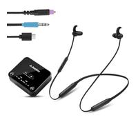 Avantree HT4186-Q - Cuffie Wireless Auricolari a Collana Senza Fili per TV, PC con Trasmettitore Bluetooth, per Audio Ottico Digitale, AUX 3.5mm, Plug & Play, Nessun Ritardo Audio