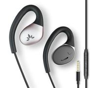 Avantree Resolve - 3,5mm AUX Auricolari Aperti Cablati c/Mic e Gancetto | Piccolo-Medio, per Donne/Bambini/Uomini Orecchie Piccole, Ideali Ufficio/Esterno/Casa