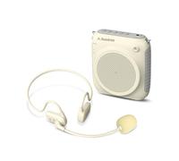 Avantree VoxAmp Lite - Amplificatore vocale wireless con microfono auricolare per insegnanti, Bluetooth 6.0 e riproduzione USB, suono chiaro da 15 W, batteria 15H, altoparlante portatile per guide