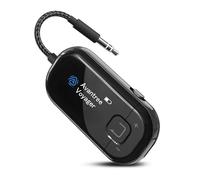 Avantree Voyager HA - Trasmettitore audio Auracast e Bluetooth 5.4 per cuffie con display e controllo volume, chip Qualcomm, aggiornabile via firmware, AUX per TV, PC e ascolto wireless