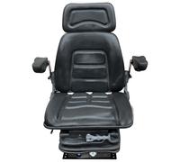 Avanzamento Sedile Trattore PVC Con Braccioli E Poggiatesta