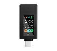 Avanzato USB CREATE Misuratore potenza Display a colori Accordo ricarica rapida da 240 W precisione Tester potenziale corrente Smartphone Notebook Ricarica Osservare
