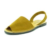 Avarca Sandali da donna in pelle Abarca Menorquina Menorca Scarpe, marrone, 40 EU