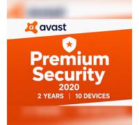 Avast Premium Security 2020 10 Devices 2 Years Key - GLOBAL