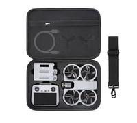 Avata 360 Custodia rigida impermeabile per DJI Avata 360 Fly More Combo Accessori, borsa portatile da viaggio per drone, controller RC 2 e hub di ricarica della batteria, Nero