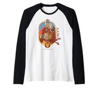 Avatar Aang: The Last Airbender Aang Air Nomad Portrait Maglia con Maniche Raglan