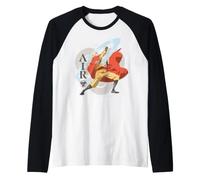 Avatar Aang: The Last Airbender Aang Airbending Action Maglia con Maniche Raglan