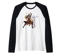 Avatar Aang: The Last Airbender Fire Lord Zuko Portrait Maglia con Maniche Raglan