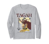 Avatar Aang: The Last Airbender Tagah Powerful Air Element Maglia a Manica