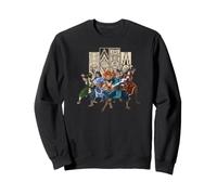 Avatar Aang: The Last Airbender Team Air Fire Water Earth Felpa
