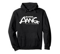 Avatar Aang The Last Airbender White Logo Felpa con Cappuccio