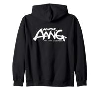 Avatar Aang The Last Airbender White Logo Felpa con Cappuccio