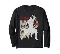 Avatar Aang: The Last Airbender Zuko Fire Lord Battle Pose Maglia a Manica