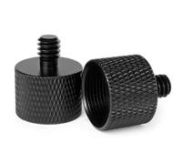 Avatar - Adattatore a vite per microfono, adattatore filettato da 5/8" femmina a 1/4" maschio per supporto microfono, monitor fotocamera, treppiede, supporto microfono, confezione da 2