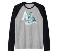 Avatar: Fire And Ash Neytiri Avatar Distressed Logo Maglia con Maniche Raglan