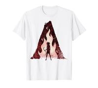 Avatar: Fire And Ash Varang with Fire Distressed Avatar Logo Maglietta