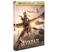 Avatar: Fuoco E Cenere - 4K Uhd Steelbook + Bd+ Bd Contenuti Bonus (1 4K + 2 Bd)