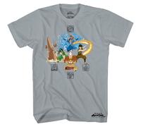 Avatar L'Ultimo Dominatore Dell'Aria Maglietta Dei Quattro Elementi