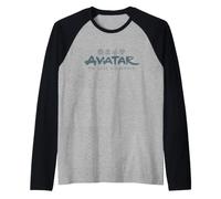 Avatar The Last Airbender Aang Appa And Momo Front Back Maglia con Maniche Raglan