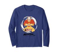 Avatar: The Last Airbender Aang Avatar State Circle Burst Maglia a Manica