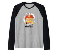 Avatar: The Last Airbender Aang Avatar State Circle Burst Maglia con Maniche Raglan