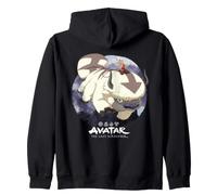 Avatar The Last Airbender Aang Riding Appa Felpa con Cappuccio