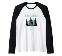 Avatar The Last Airbender Air Nomads Eastern Temple Scene Maglia con Maniche Raglan
